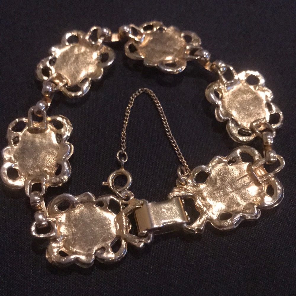 πβ€οΈHP TY @Raynedan πβ€οΈVintage Swoboda unmarked Jadeite bracelet - Picture 4 of 7